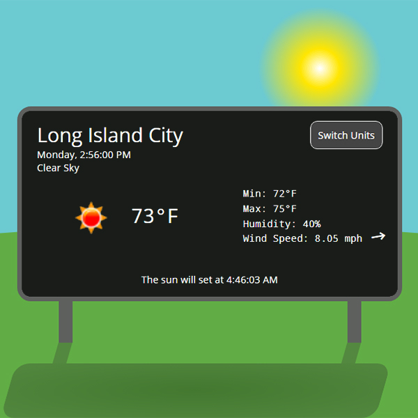 Icon for Current Weather Display