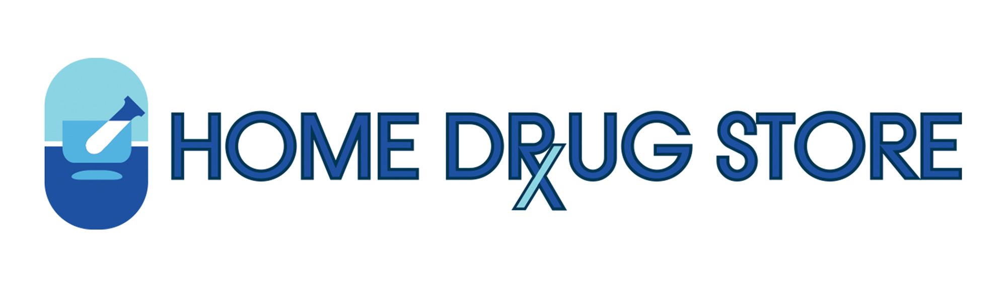 Home Drug Store pill logo and name