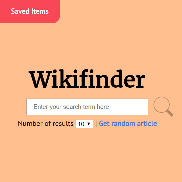 Icon for Wikipedia Search